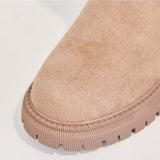 Women's Ankle Boots Side Zip Lug Sole Round Toe – Winter Outing