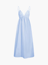 Women's Backless Maxi Dress V-Neck Spaghetti Strap – Pool Party