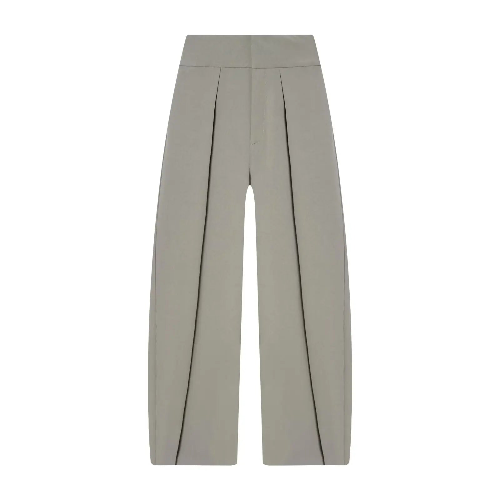 Women's Balloon Pants Pleated Front Wide Leg Tapered Hem – Work Conference