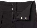 Women's Balloon Pants Pleated Front Wide Leg Tapered Hem – Work Conference