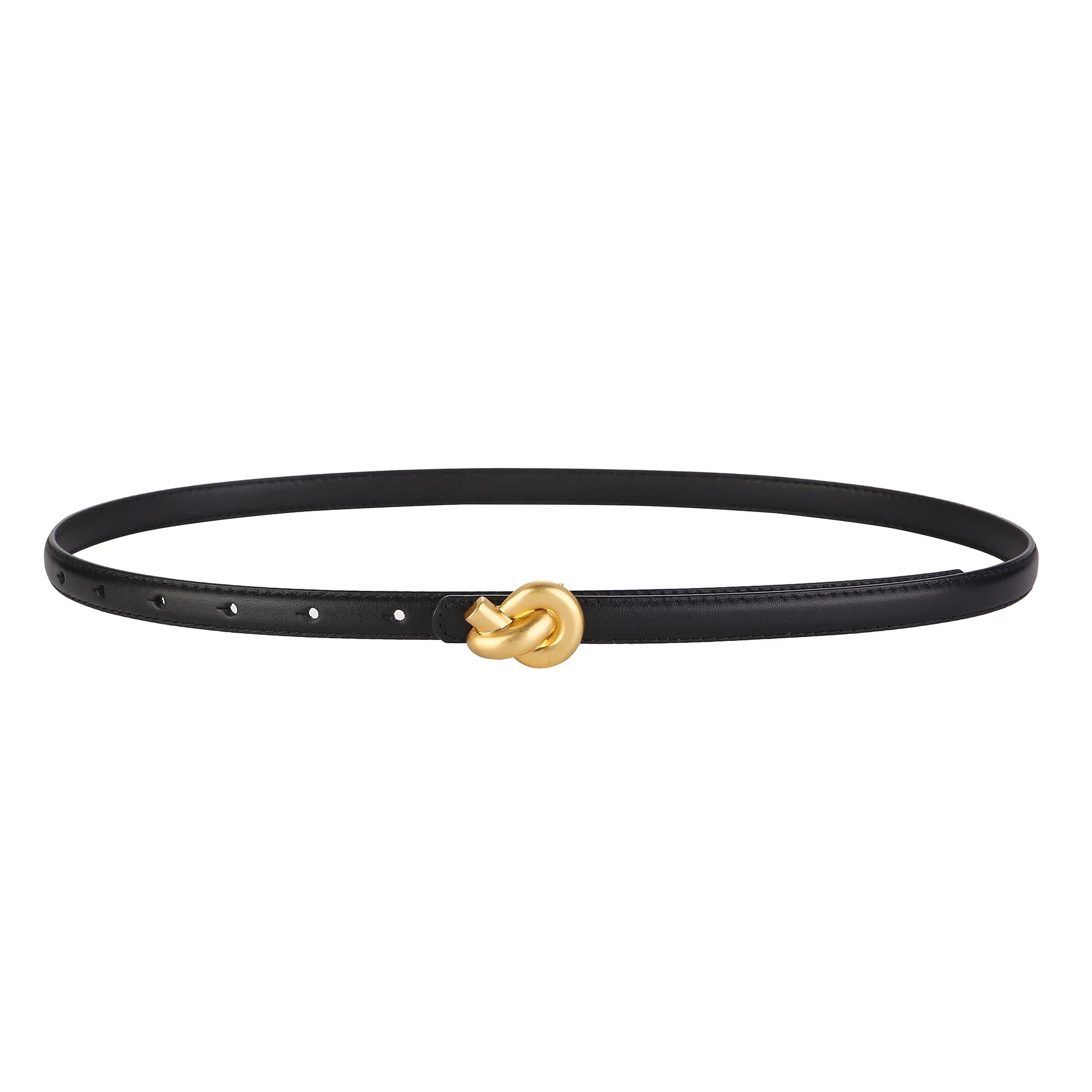 Women's Belt Knot Buckle Slim Strap – Styling Accessory