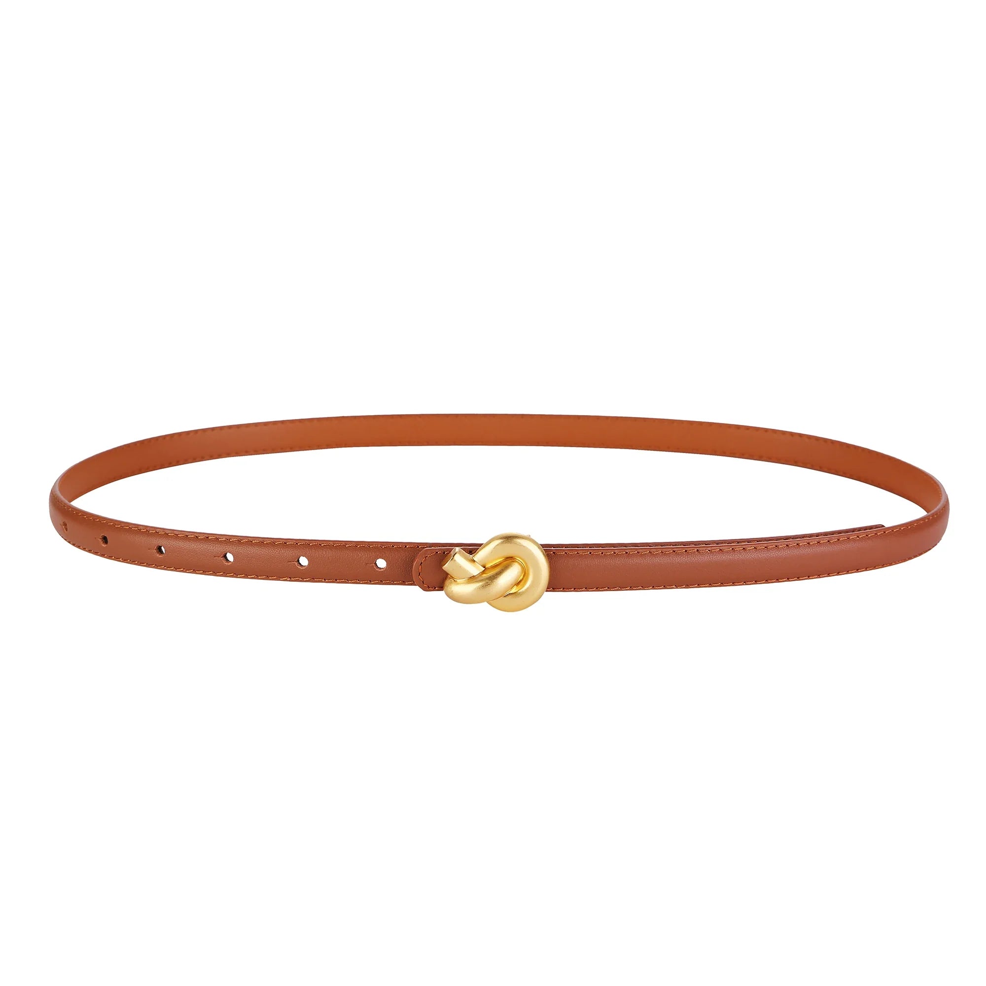 Women's Belt Knot Buckle Slim Strap – Styling Accessory