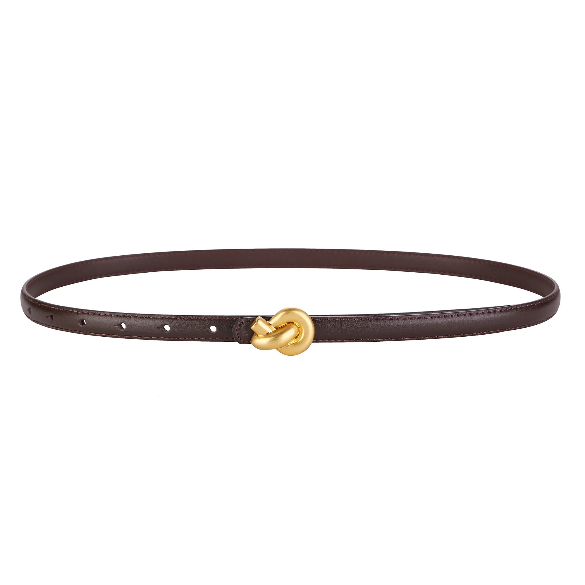 Women's Belt Knot Buckle Slim Strap – Styling Accessory