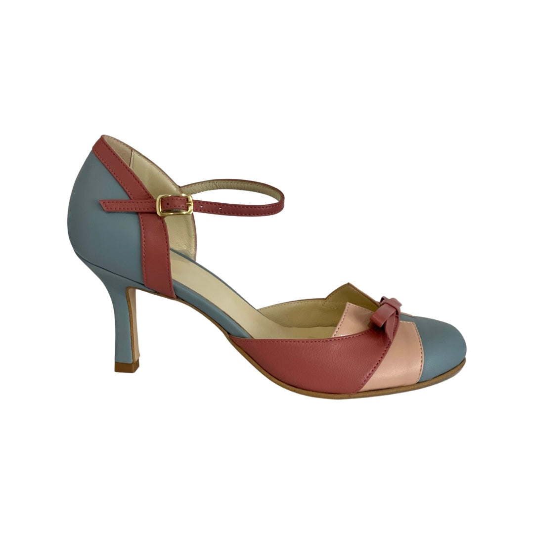 Women's Bow Ankle Strap Heels Closed Toe – Going Out Cocktail Party