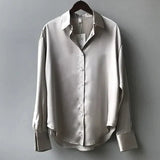 Women's Button Down Shirt Long Sleeve Collar – Office Wear