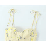 Women's Camisole Top Floral Corset Sweetheart Neckline – Going Out Summer