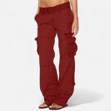 Women's Cargo Pants with Flap Pockets and Straight Leg – Outdoor