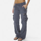 Women's Cargo Pants with Flap Pockets and Straight Leg – Outdoor