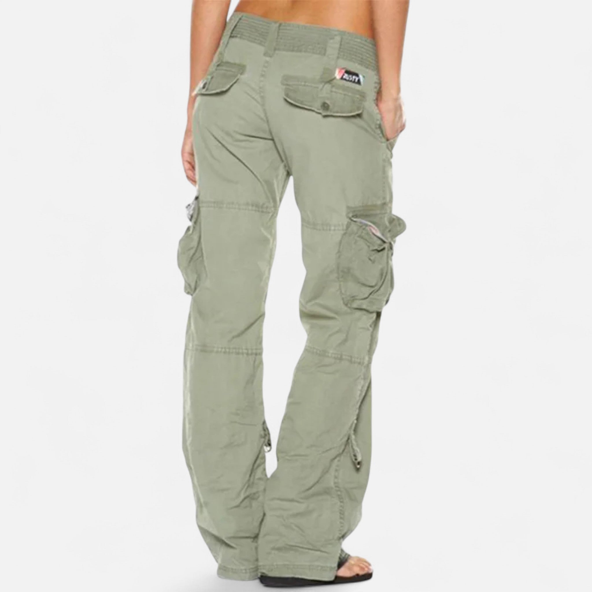 Women's Cargo Pants with Flap Pockets and Straight Leg – Outdoor