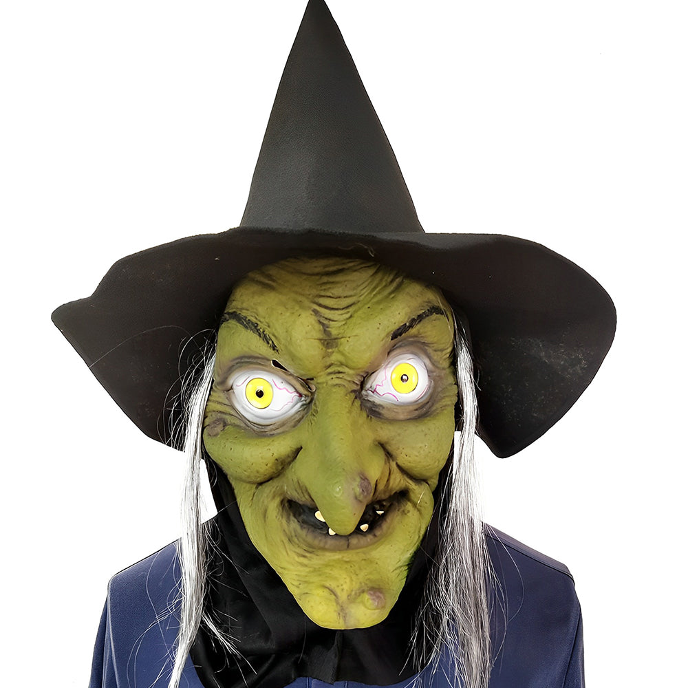 Women's Character Mask Full Face Head Cover Molded Details – Halloween Costume Night