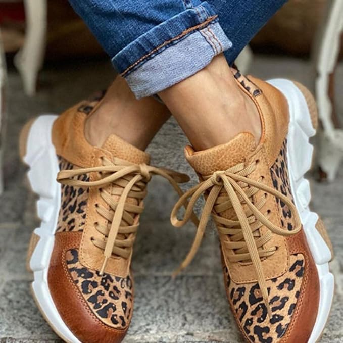 Women's Chunky Sneakers Low Top Lace Up – Going Out