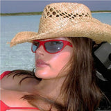 Women's Cowboy Hat Straw Wide Brim High Crown – Outdoor Events