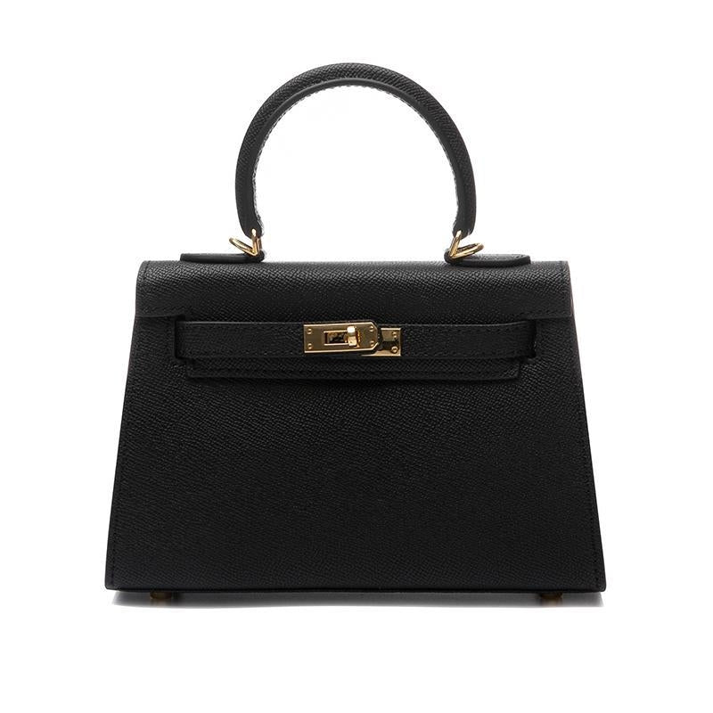 Women's Crossbody Bag Rectangular Top Handle Turn Lock – Going Out