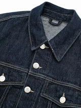 Women's Denim Jacket Cropped Button Front Long Sleeve – Night Party