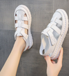 Women's Fisherman Sandals Multi-Strap Closed Toe Flat Buckle – Beach Vacation