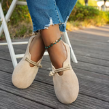 Women's Flat Loafers Slip-On Rounded Toe Rope Tie – Relaxed Coastal Style