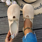 Women's Flat Loafers Slip-On Rounded Toe Rope Tie – Relaxed Coastal Style