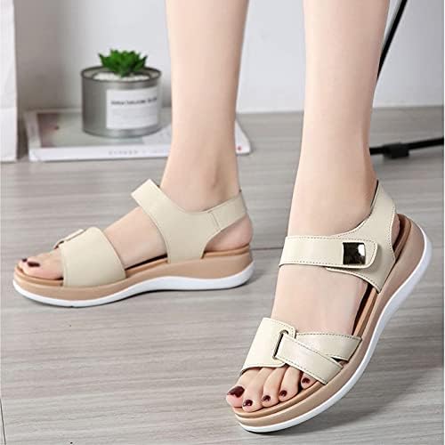 Women's Flat Sandals Open Toe Adjustable Strap – Summer Walking