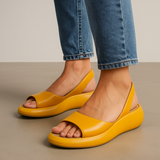 Women's Flat Sandals Open-Toe Slingback – Beach Vacation Summer