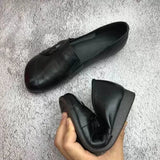 Women's Flat Slip On Shoes Round Toe Knot Detail Low Cut – Relaxed Daily Style