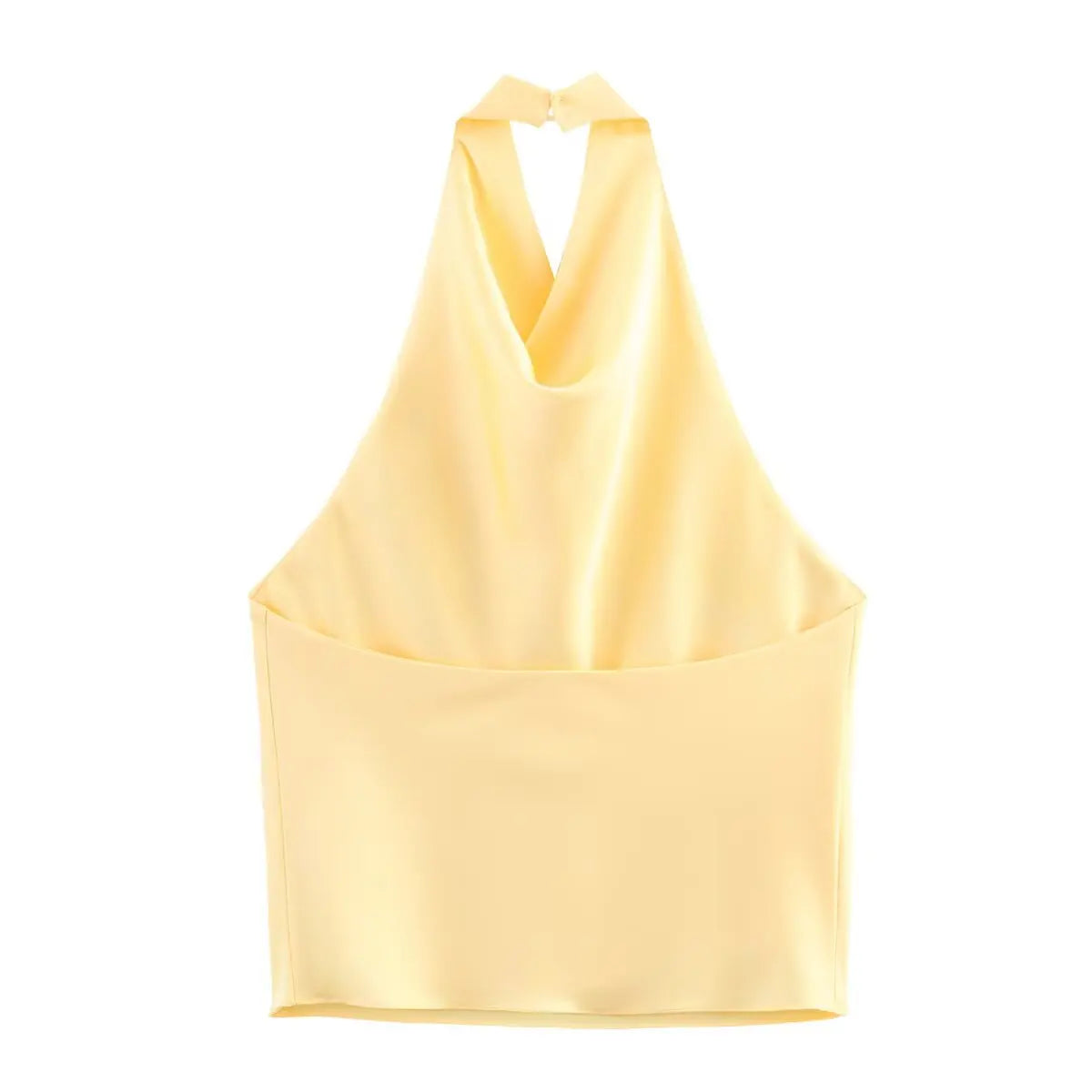 Women's Halter Neck Top Sleeveless Plunge – Night Style