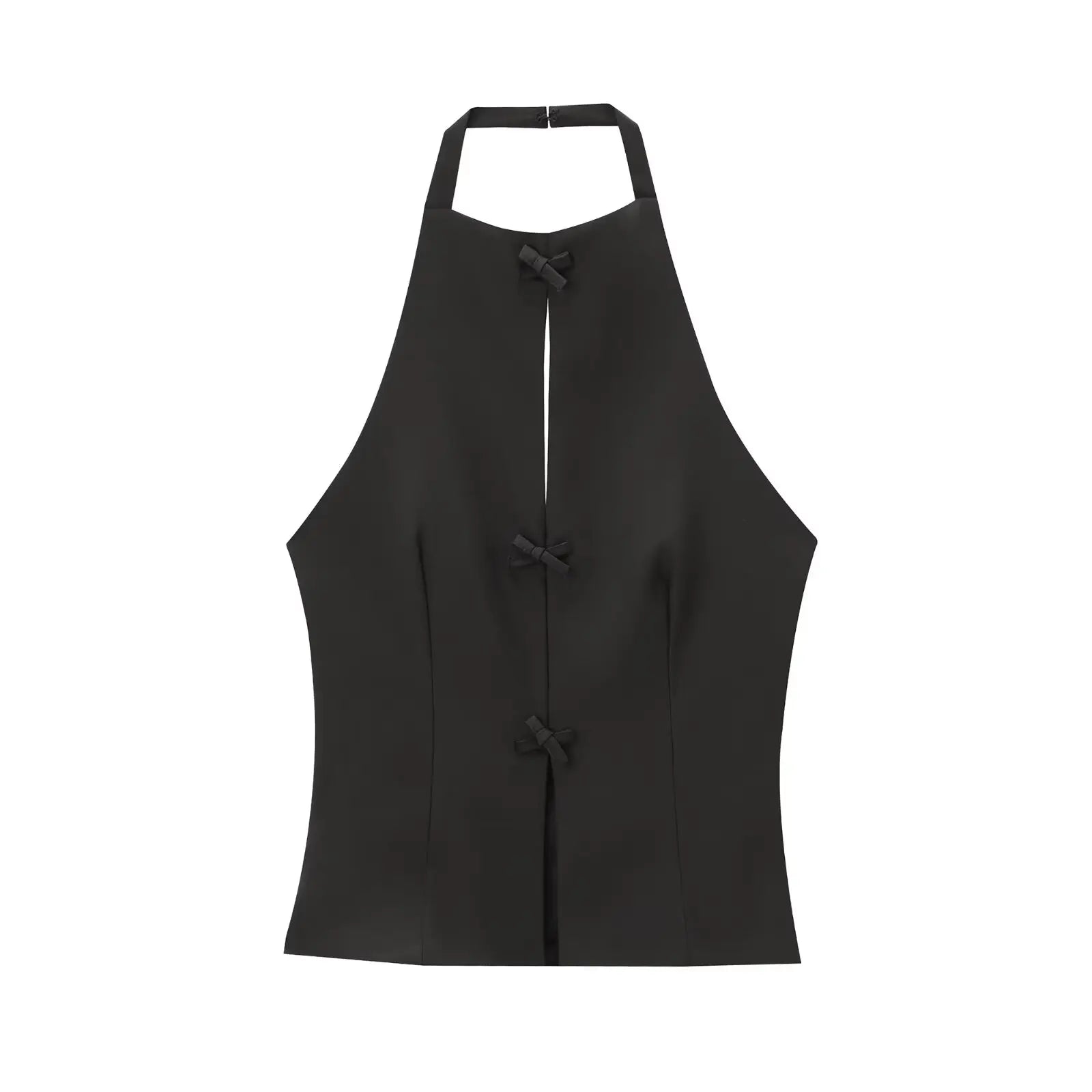 Women's Halter Top Cut Out Sleeveless Cropped – Going Out