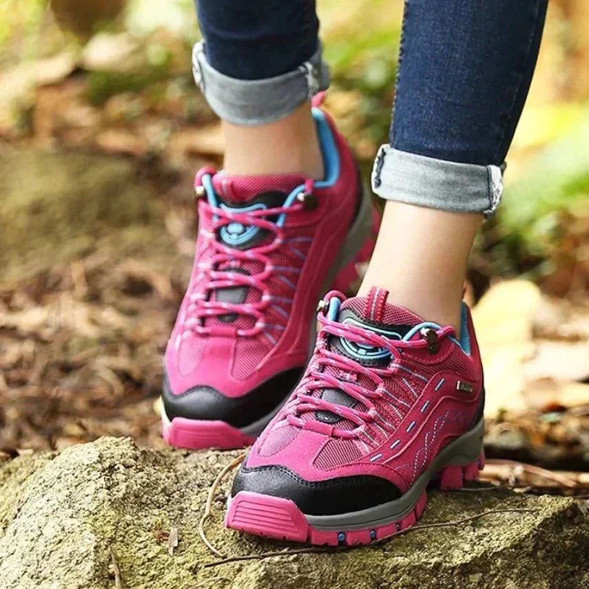 Women's Hiking Shoes Low Cut Lace Up Trail Outdoor - All-Terrain Use