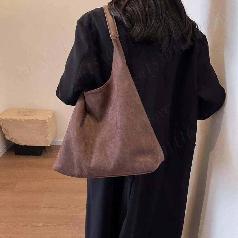 Women's Hobo Shoulder Bag Wide Opening Snap – Casual Everyday