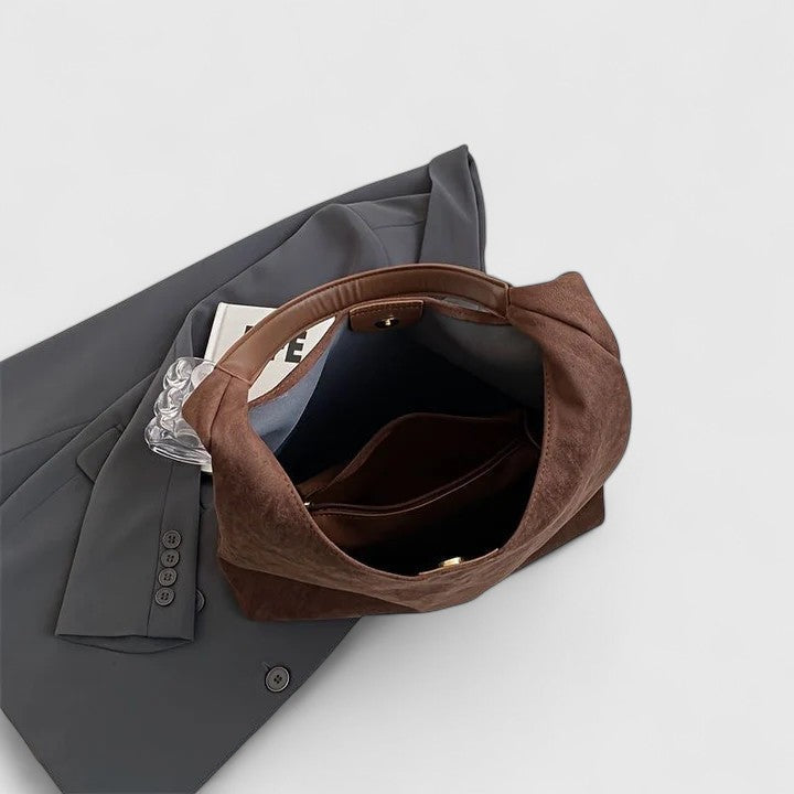 Women's Hobo Shoulder Bag Wide Opening Snap – Casual Everyday
