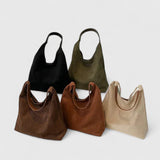 Women's Hobo Shoulder Bag Wide Opening Snap – Casual Everyday