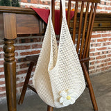 Women's Hollow Weave Crochet Bag Shoulder Straps – Daily Use