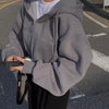 Women's Hoodie Cropped Zip Front Dropped Shoulder – Going Out Streetwear