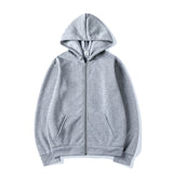Women's Hoodie Zip Front Long Sleeve Kangaroo Pocket – Daily Streetwear