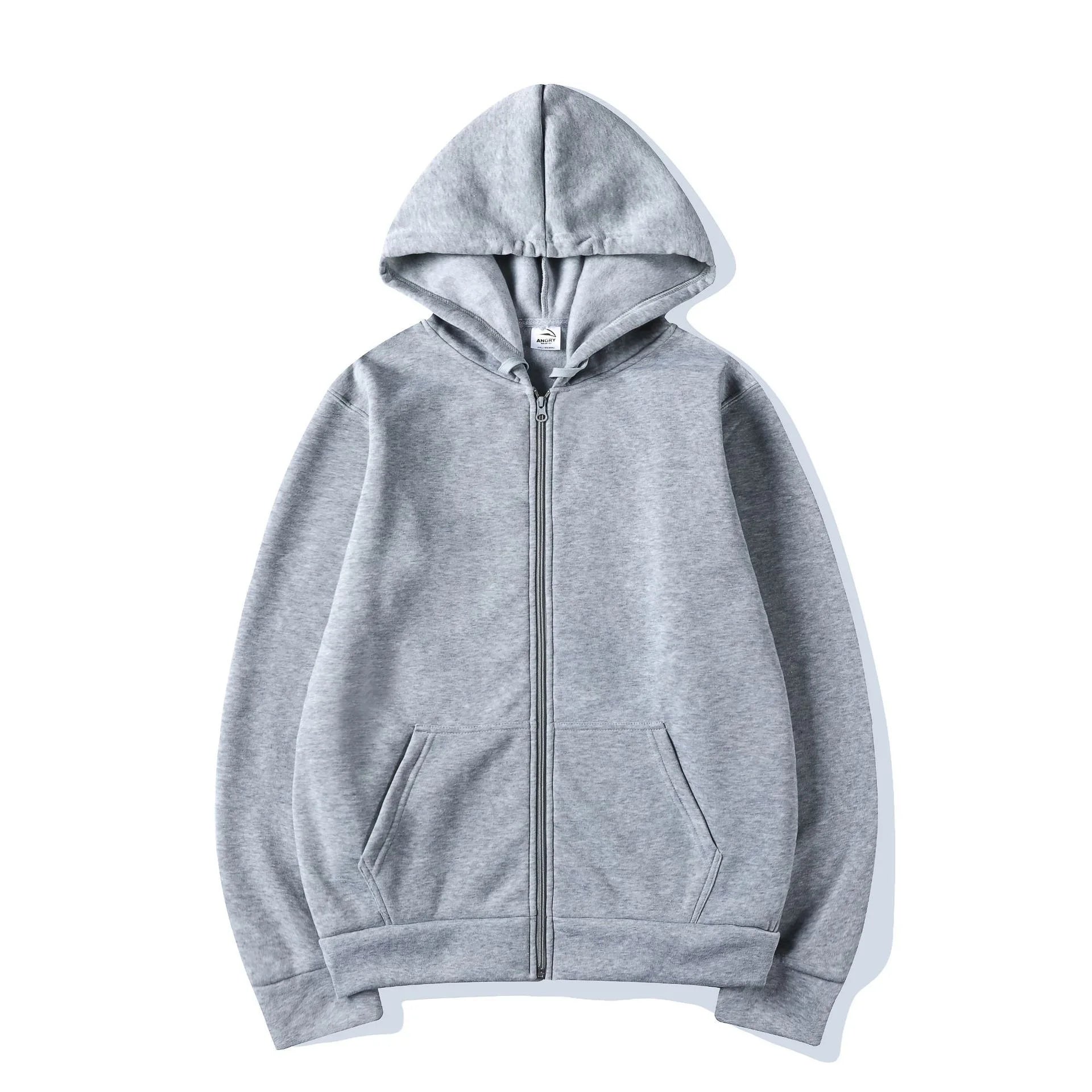 Women's Hoodie Zip Front Long Sleeve Kangaroo Pocket – Daily Streetwear