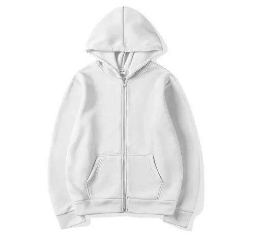 Women's Hoodie Zip Front Long Sleeve Kangaroo Pocket – Daily Streetwear