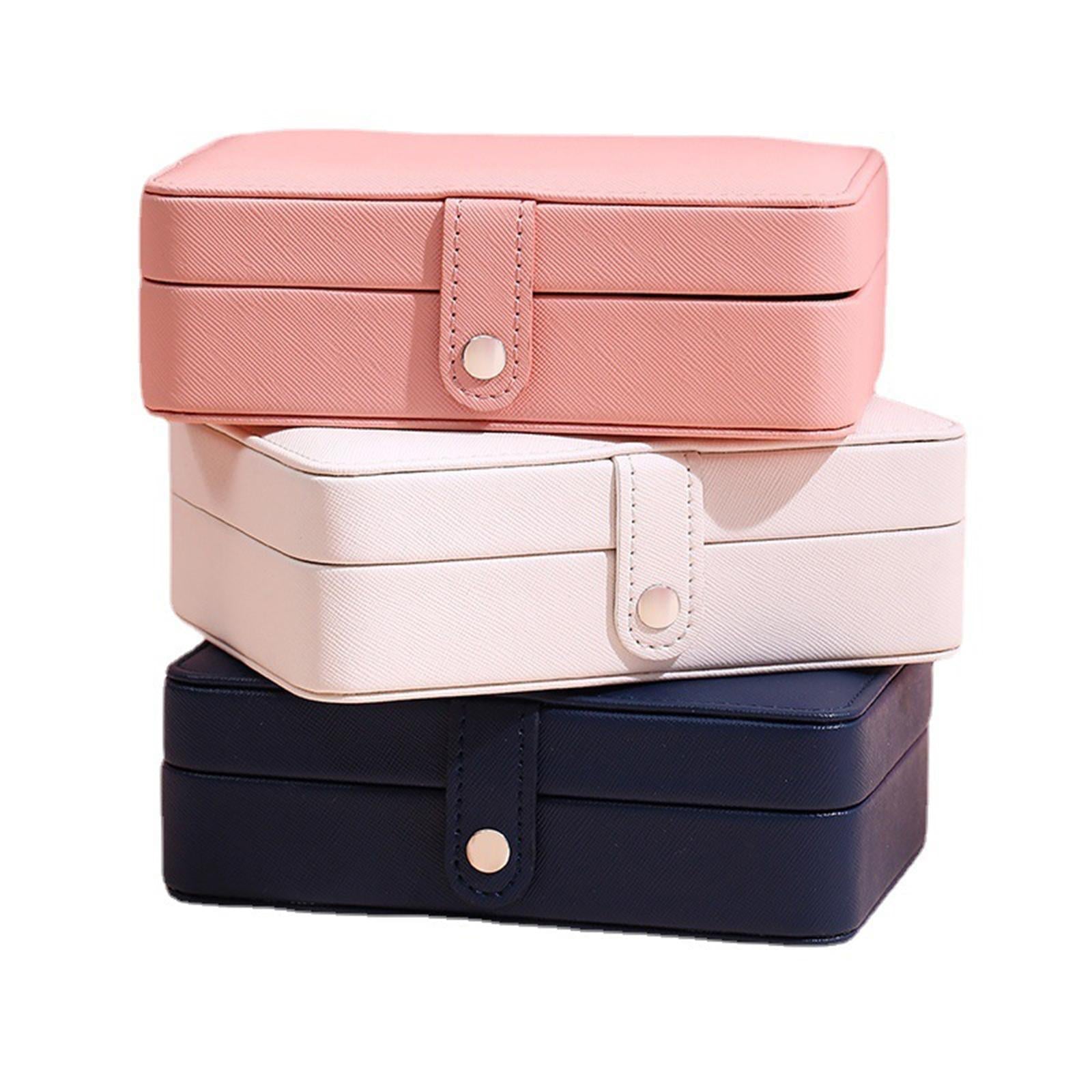 Women's Jewelry Box Flip Top Earring Board Ring Rolls – Vanity Setup