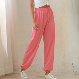 Women's Jogger Sweatpants Elastic Waist Tapered – Jogging Wear