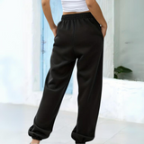 Women's Jogger Sweatpants Elastic Waist Tapered – Jogging Wear