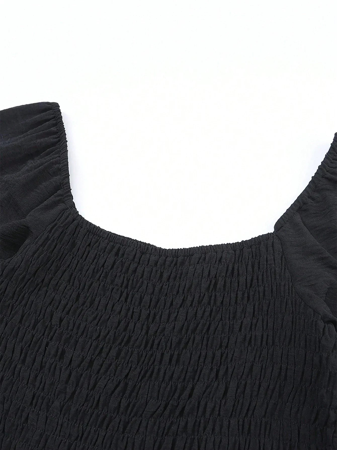 Women's Jumpsuit Smocked Wide Leg Square Neck Long Sleeve – Going Out