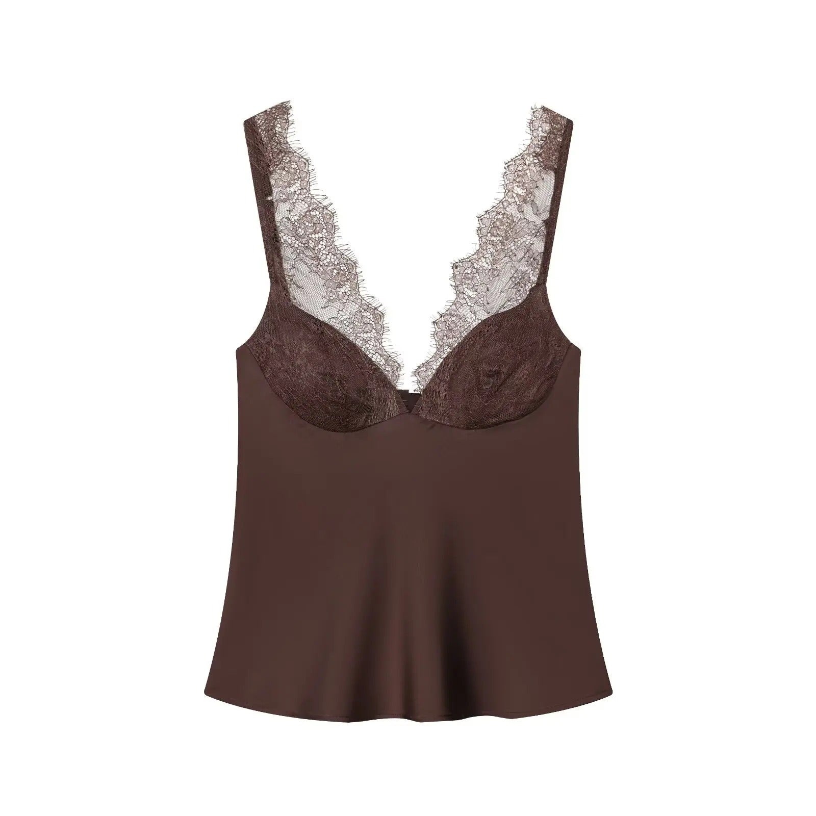 Women's Lace Trim Camisole Top Spaghetti Strap – Date Night