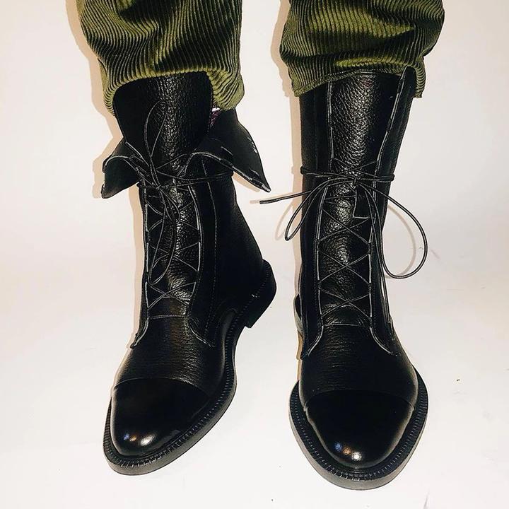 Women's Lace Up Ankle Boots Rounded Cap Toe – Seasonal Everyday Style