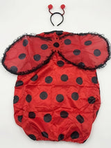 Women's Ladybug Costume Polka Dot Winged Sleeveless – Halloween Parade