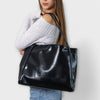 Women's Large Shoulder Bag Zip Top Tote – Everyday Work