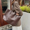 Women's Large Structured Tote Bag Shoulder Handles – Work