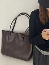 Women's Large Structured Tote Bag Shoulder Handles – Work