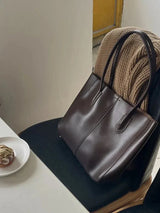 Women's Large Structured Tote Bag Shoulder Handles – Work