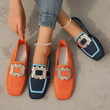 Women's Loafers Closed Toe Buckle Slip On – Daily Workwear