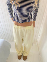 Women's Lounge Pants Full Length Side Pockets Gathered Edge – Indoor Leisure