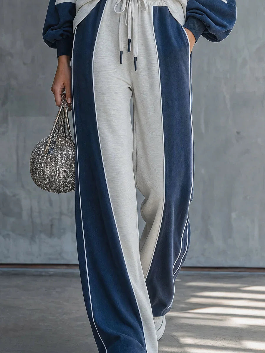 Women's Loungewear Set V-Neck Long Sleeve Full Length – Airport Transit