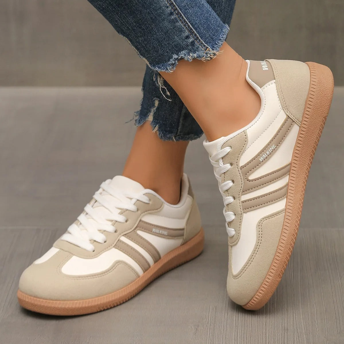 Women's Low Top Sneakers Lace Up – Going Out